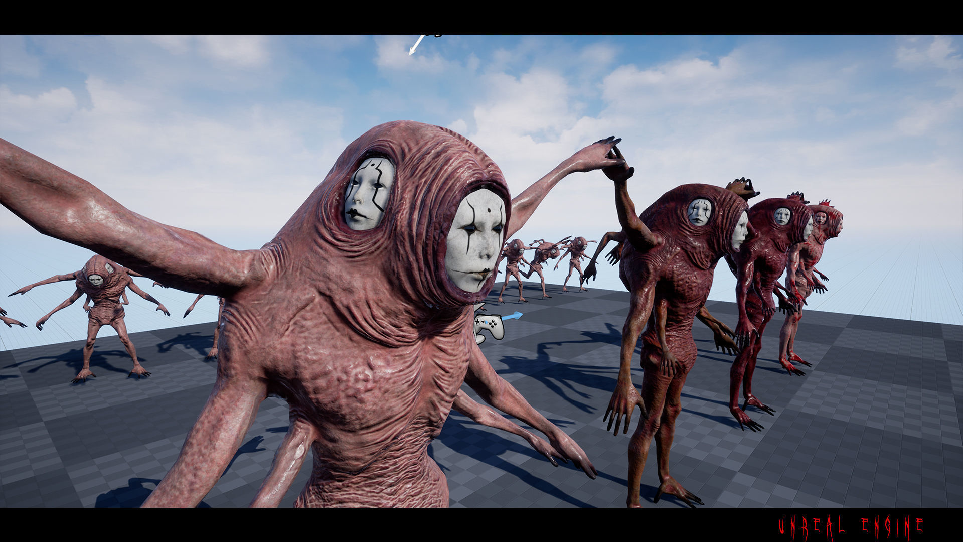 The Fantasy Monster game character for Horror and Fantasy games Low-poly 3D model_14