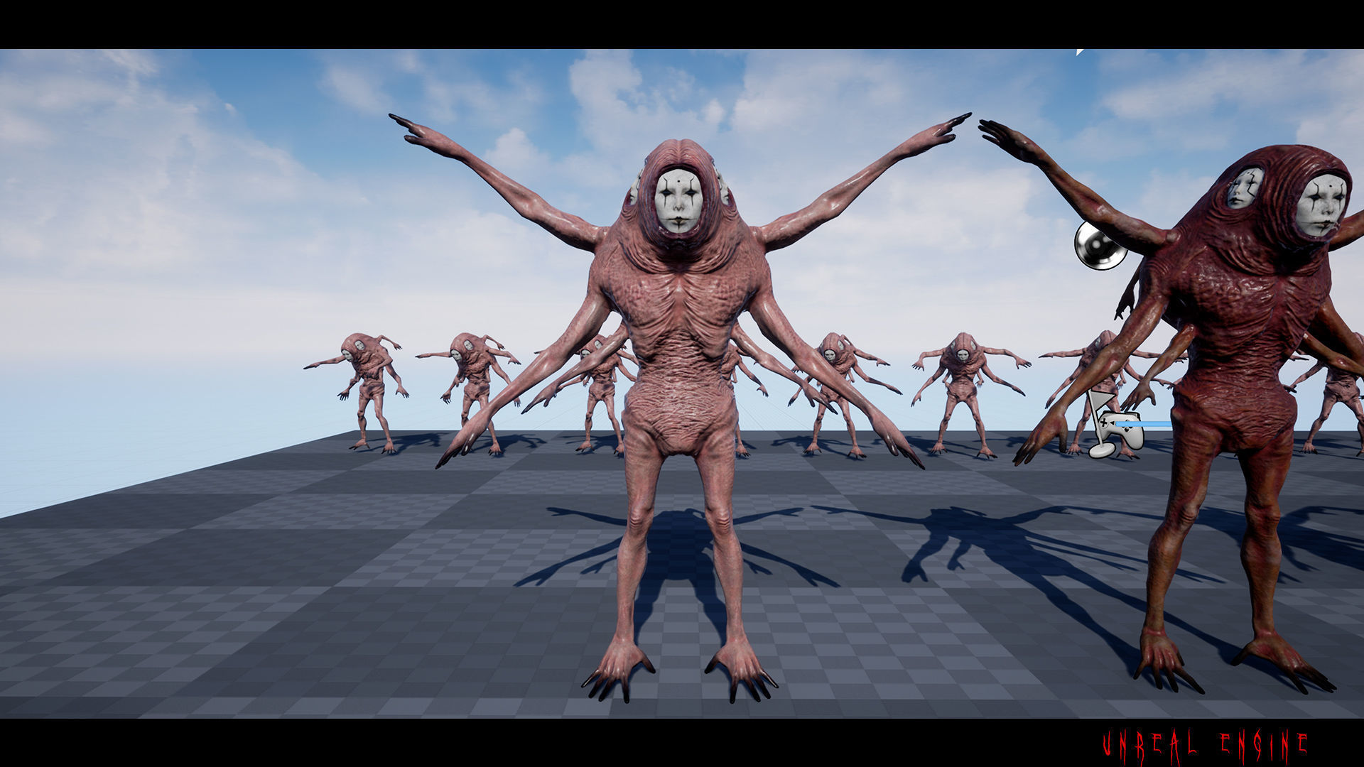 The Fantasy Monster game character for Horror and Fantasy games Low-poly 3D model_12