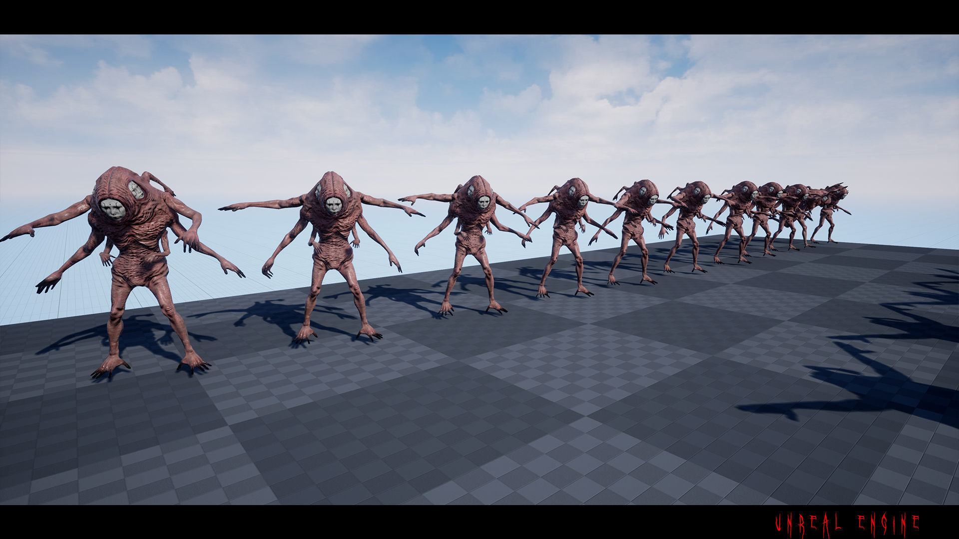 The Fantasy Monster game character for Horror and Fantasy games Low-poly 3D model_17