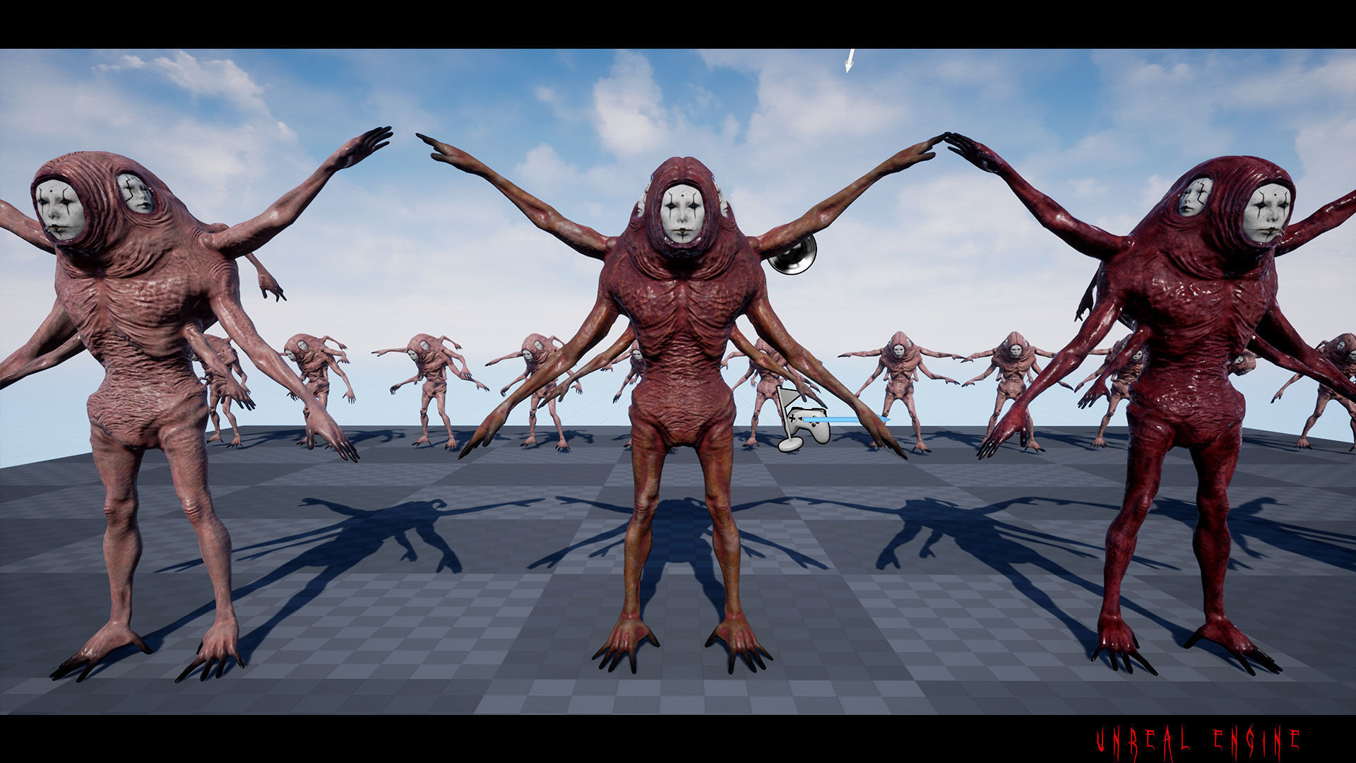 The Fantasy Monster game character for Horror and Fantasy games Low-poly 3D model_10
