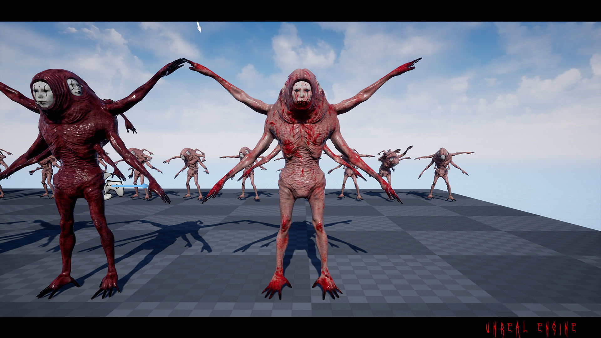 The Fantasy Monster game character for Horror and Fantasy games Low-poly 3D model_11