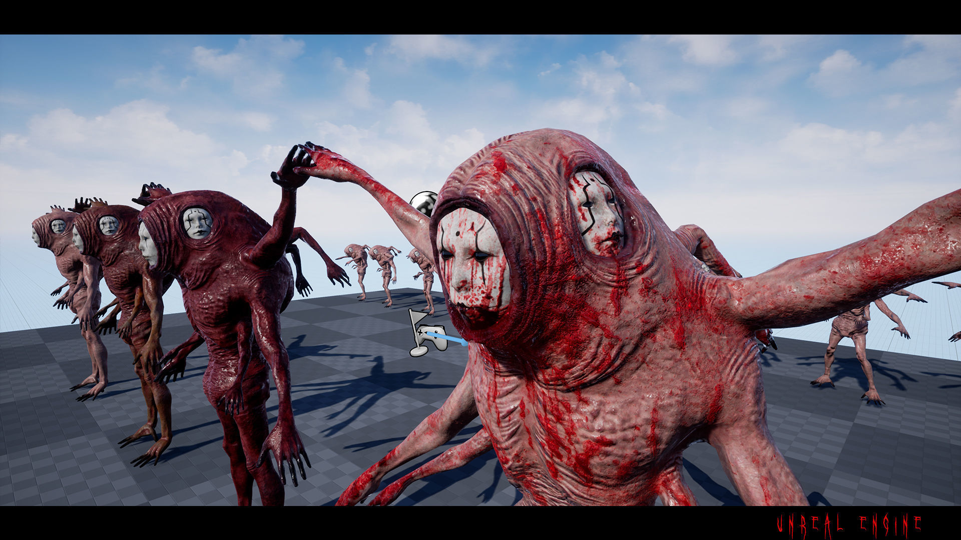 The Fantasy Monster game character for Horror and Fantasy games Low-poly 3D model_15