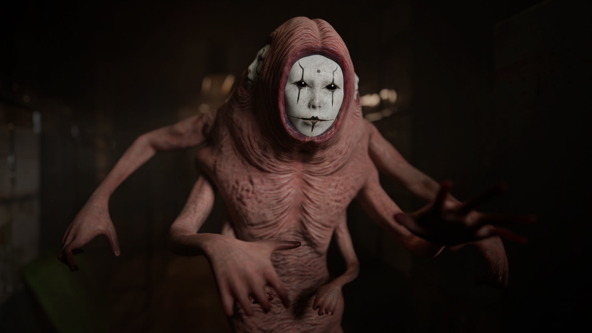 The Fantasy Monster game character for Horror and Fantasy games Low-poly 3D model_7