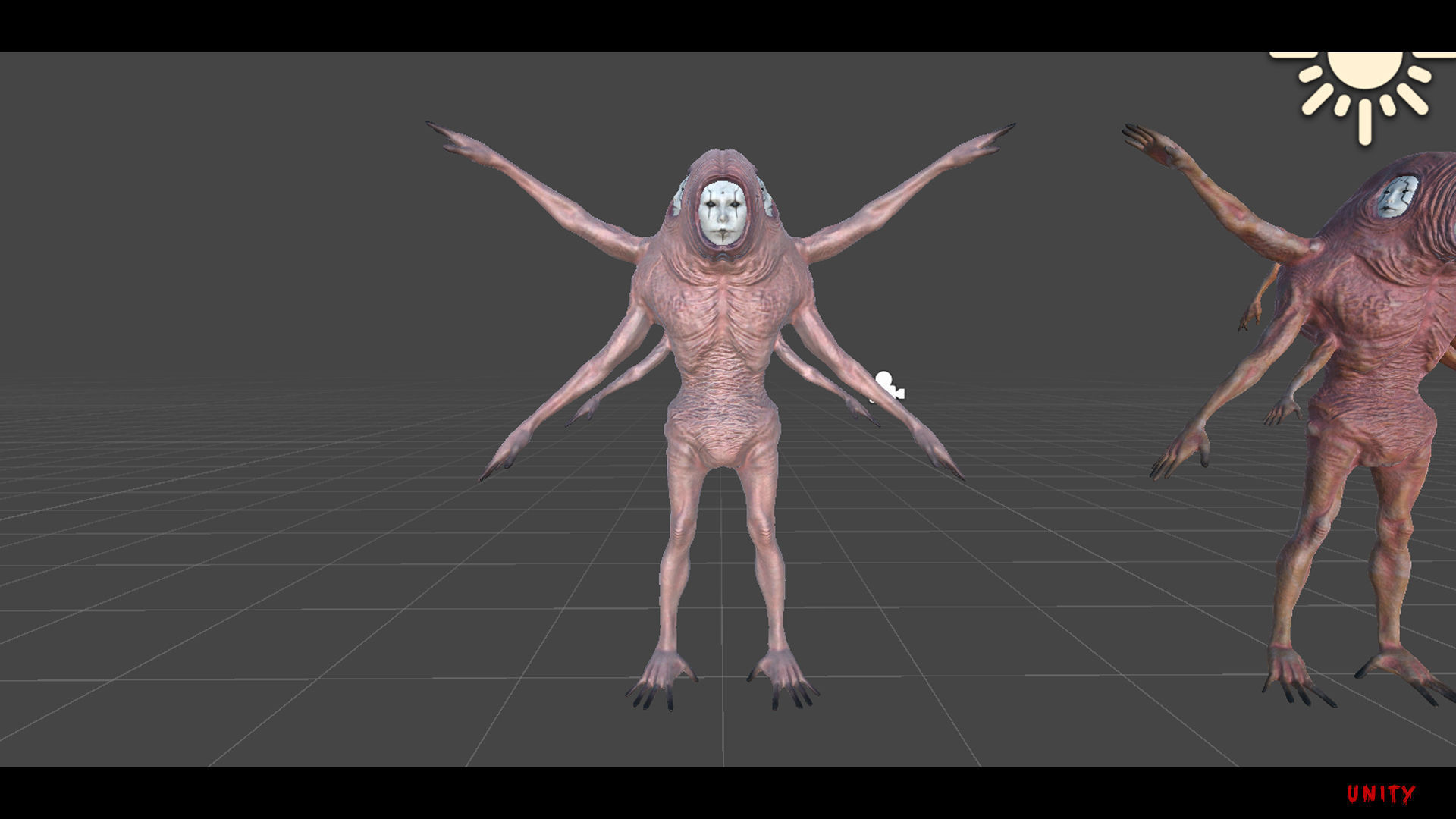 The Fantasy Monster game character for Horror and Fantasy games Low-poly 3D model_21