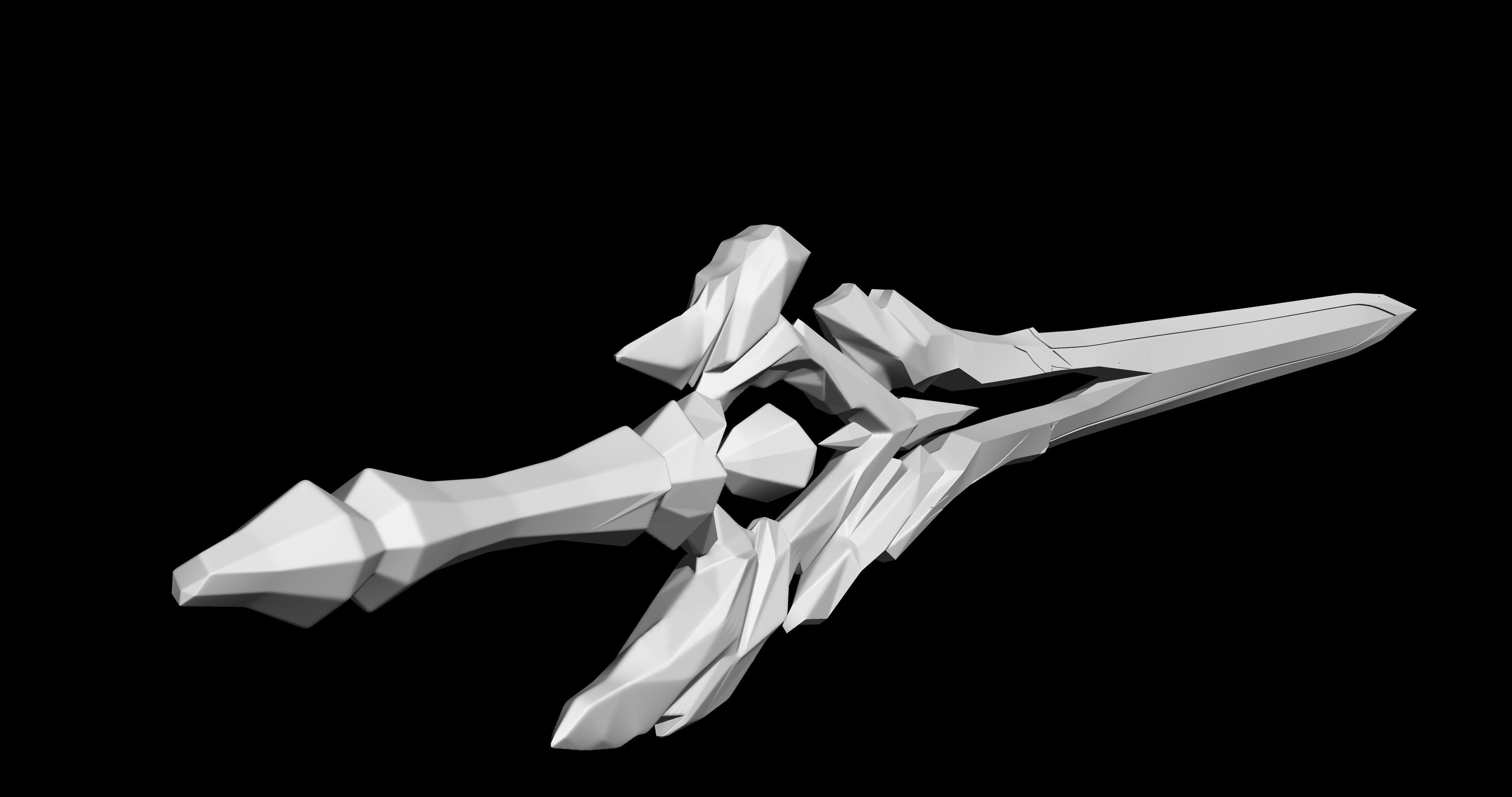 HONKAI STAR RAIL JINGLIU SWORD MODEL 3D PRINT 3D print model_16