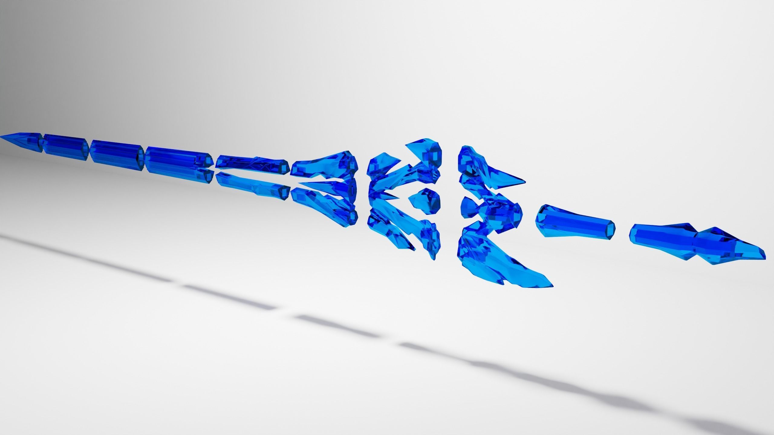 HONKAI STAR RAIL JINGLIU SWORD MODEL 3D PRINT 3D print model_11