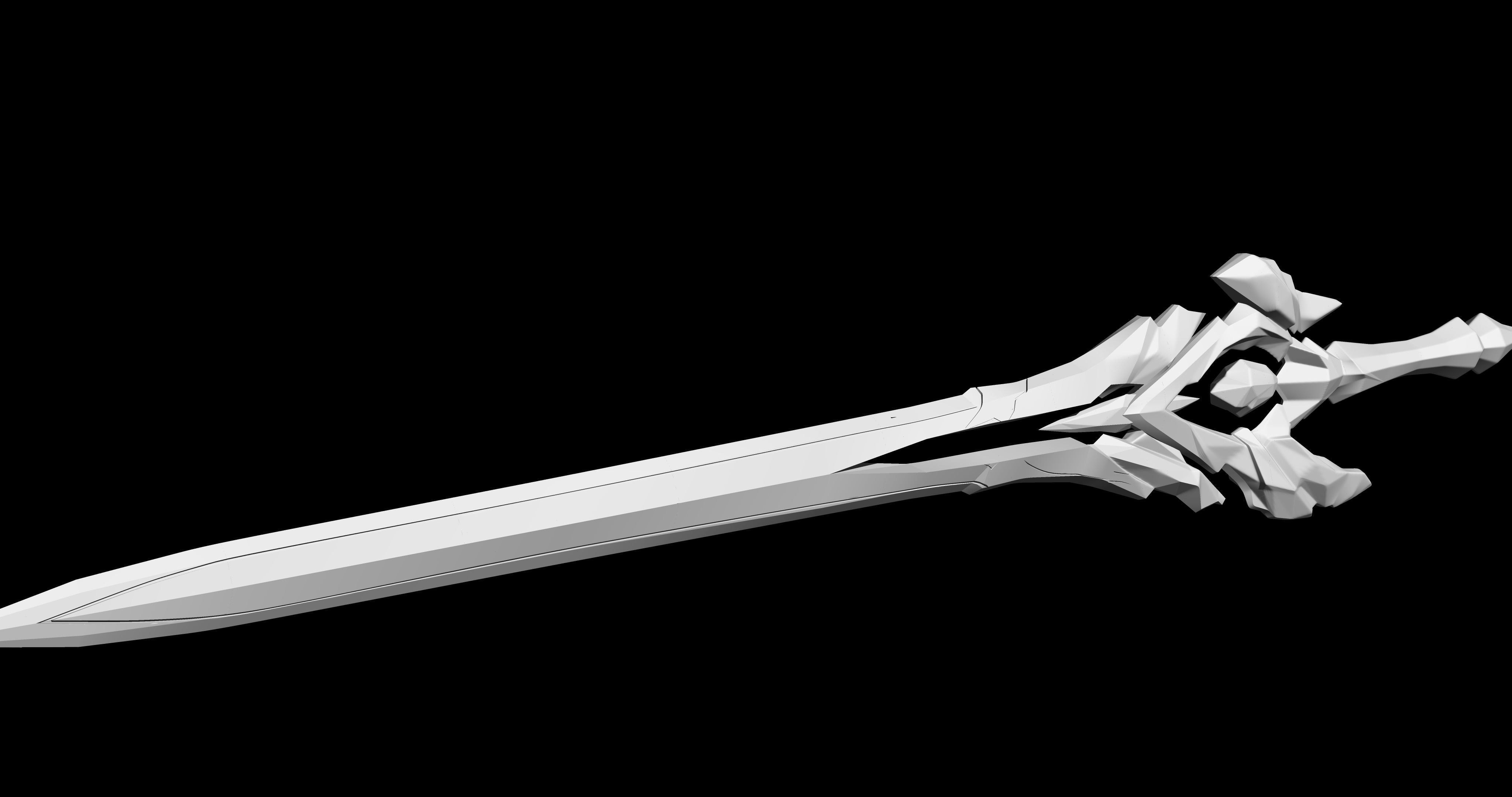 HONKAI STAR RAIL JINGLIU SWORD MODEL 3D PRINT 3D print model_17