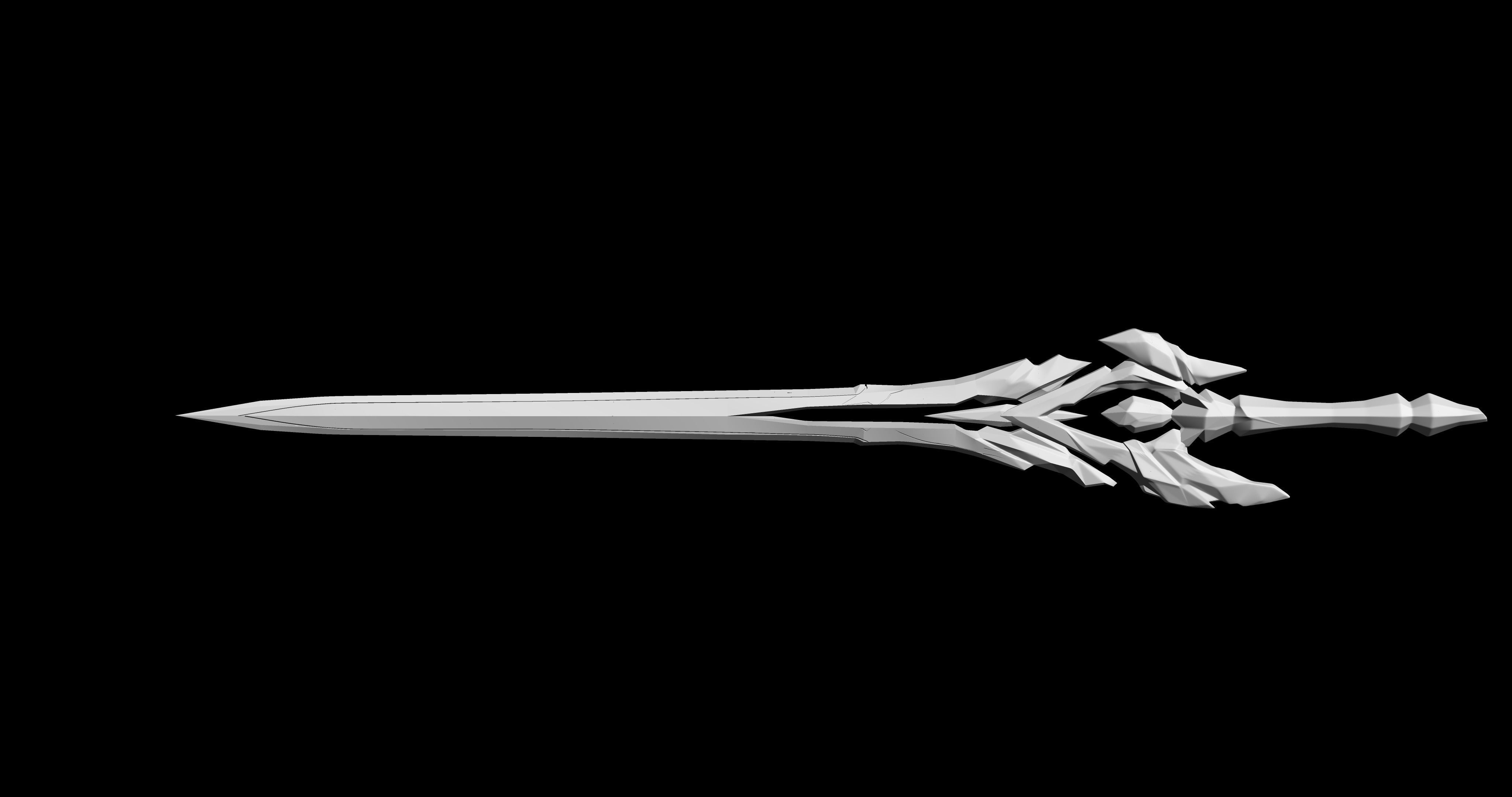 HONKAI STAR RAIL JINGLIU SWORD MODEL 3D PRINT 3D print model_15