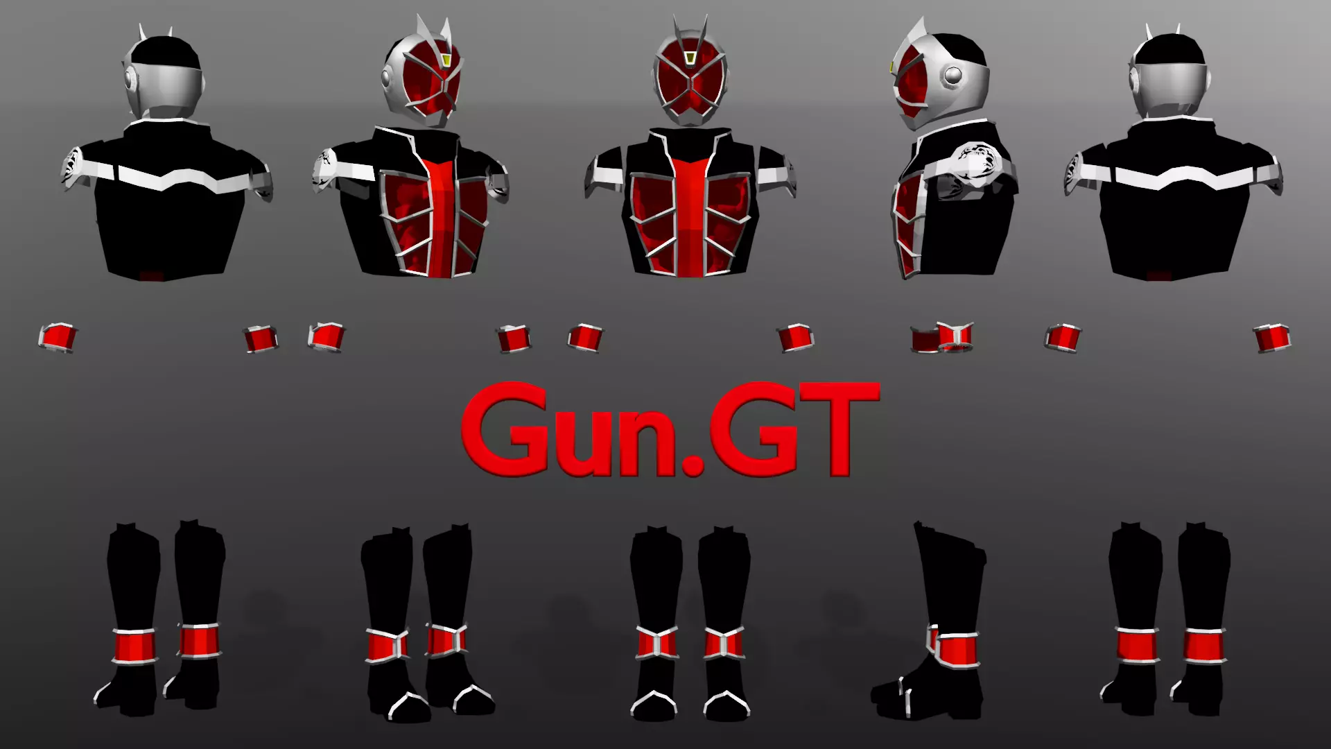 Kamen rider Wizard form basic Free 3D print model_0