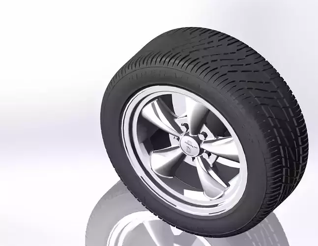 Wheels for scale model of american sportcar 1994-2004 3D print model