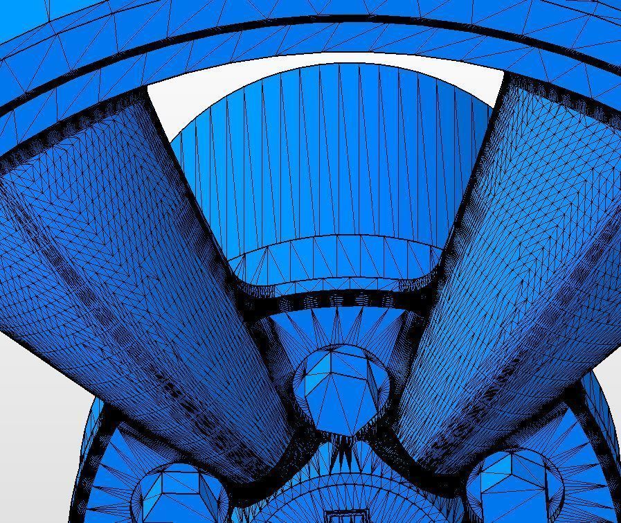 Wheels for scale model of american sportcar 1994-2004 3D print model_10