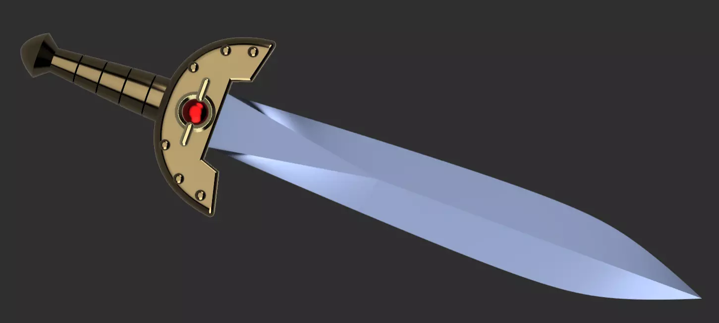 The Legend of Zelda Ocarina of Time - Kokiri sword 3D print model_0