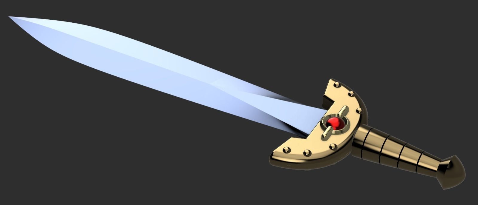 The Legend of Zelda Ocarina of Time - Kokiri sword 3D print model_2