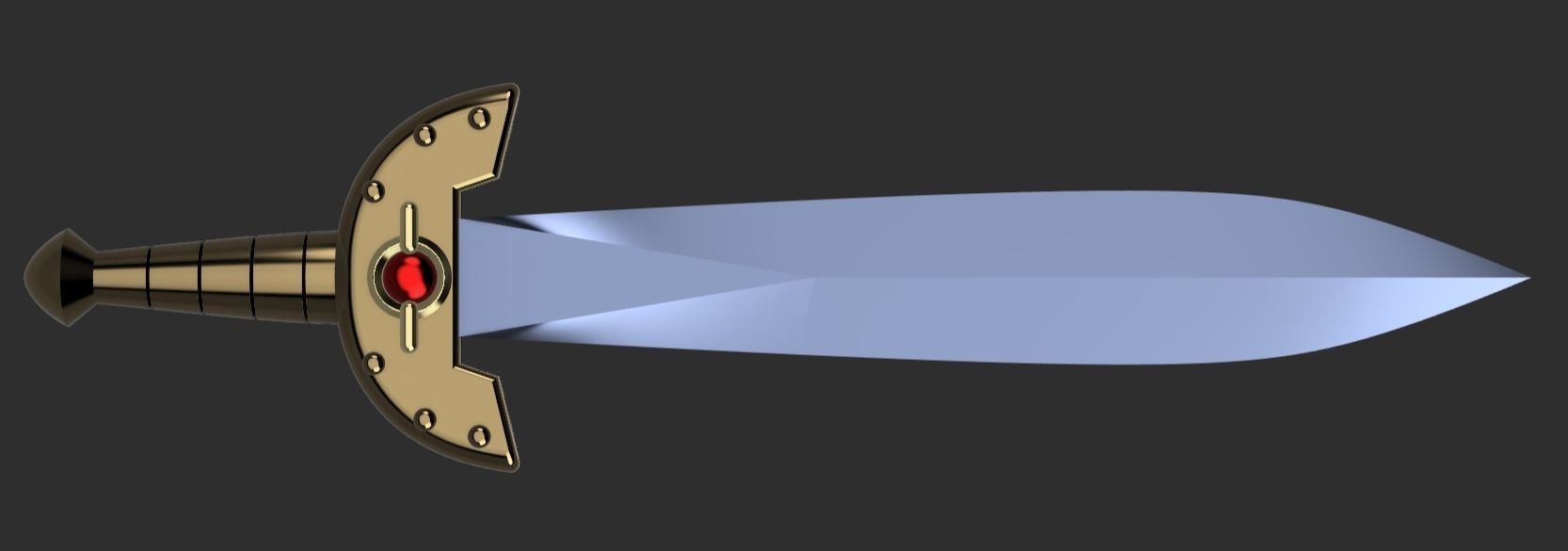 The Legend of Zelda Ocarina of Time - Kokiri sword 3D print model_3