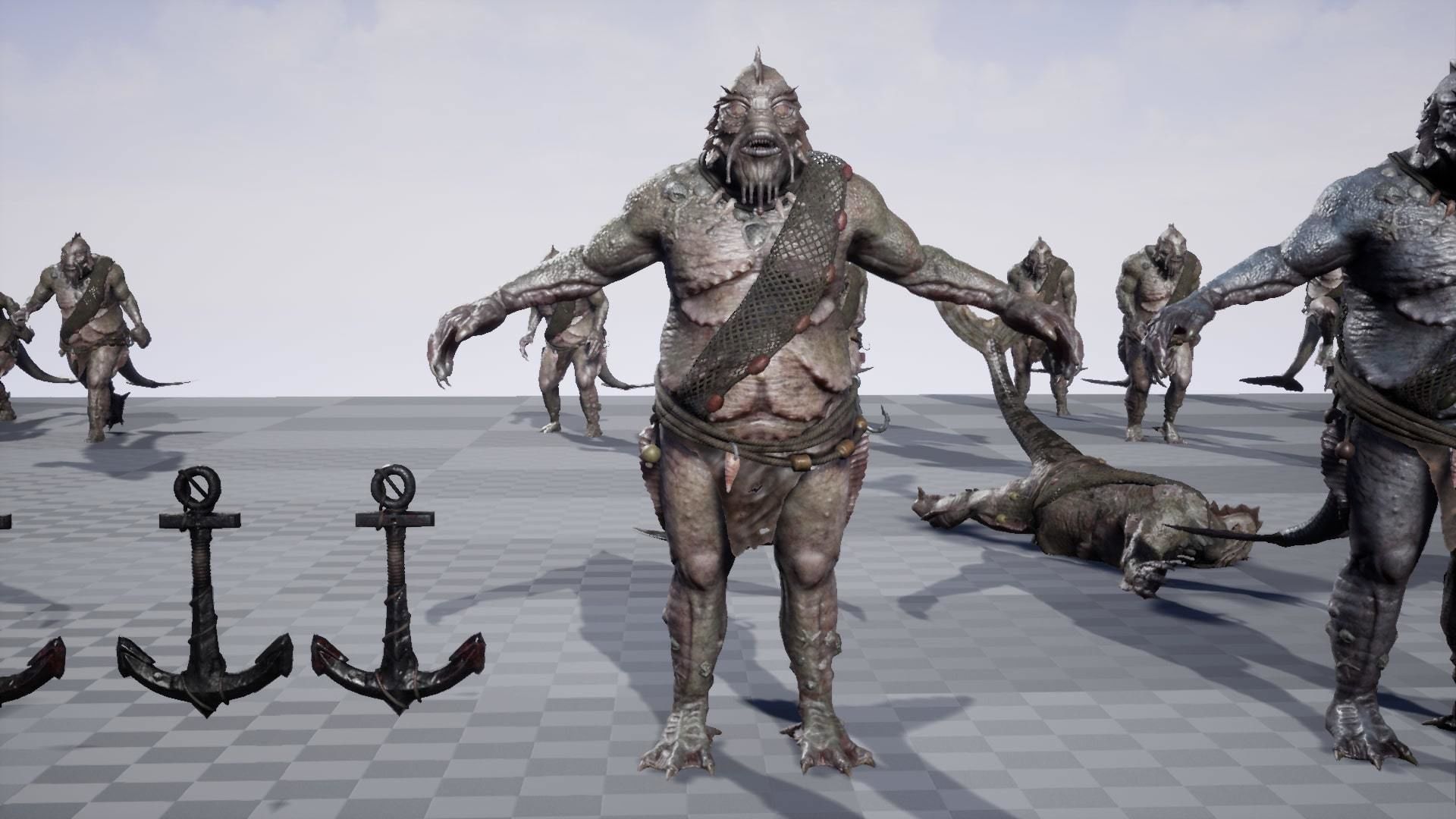 SeaMonster Low-poly 3D model_26