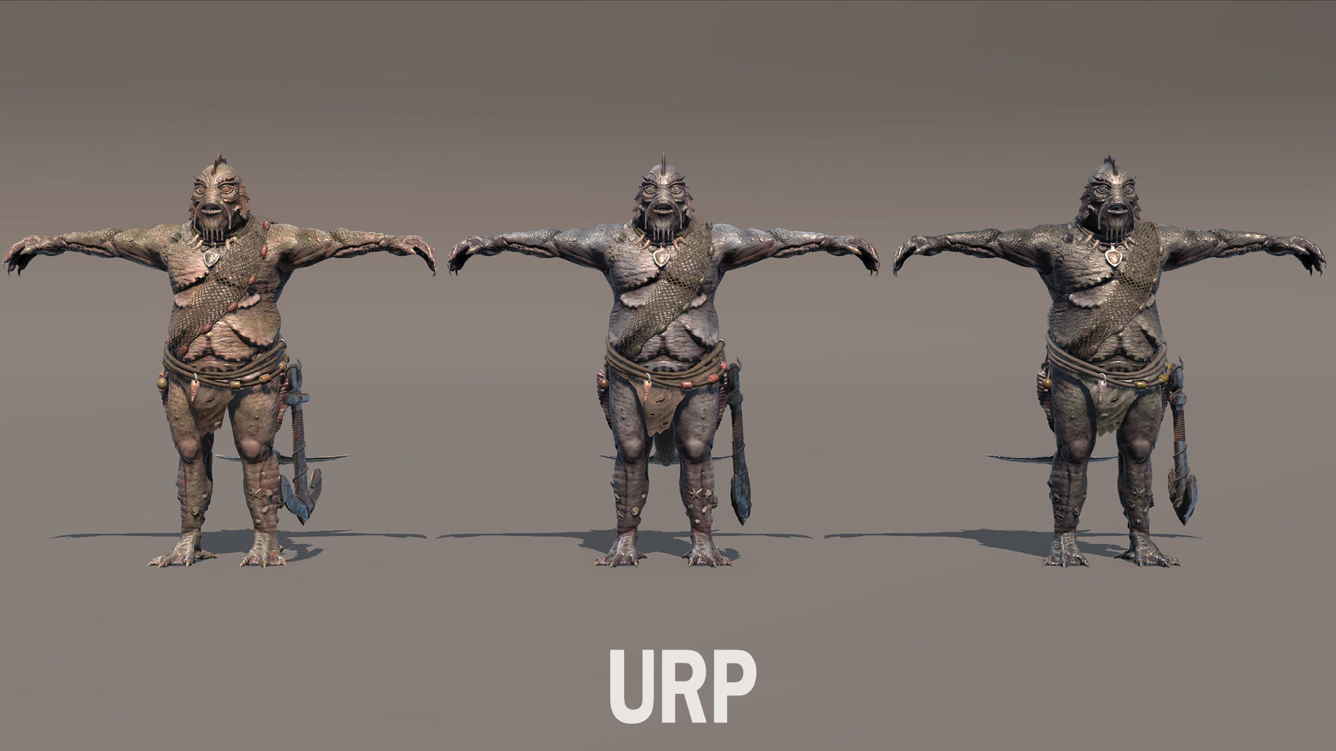 SeaMonster Low-poly 3D model_31