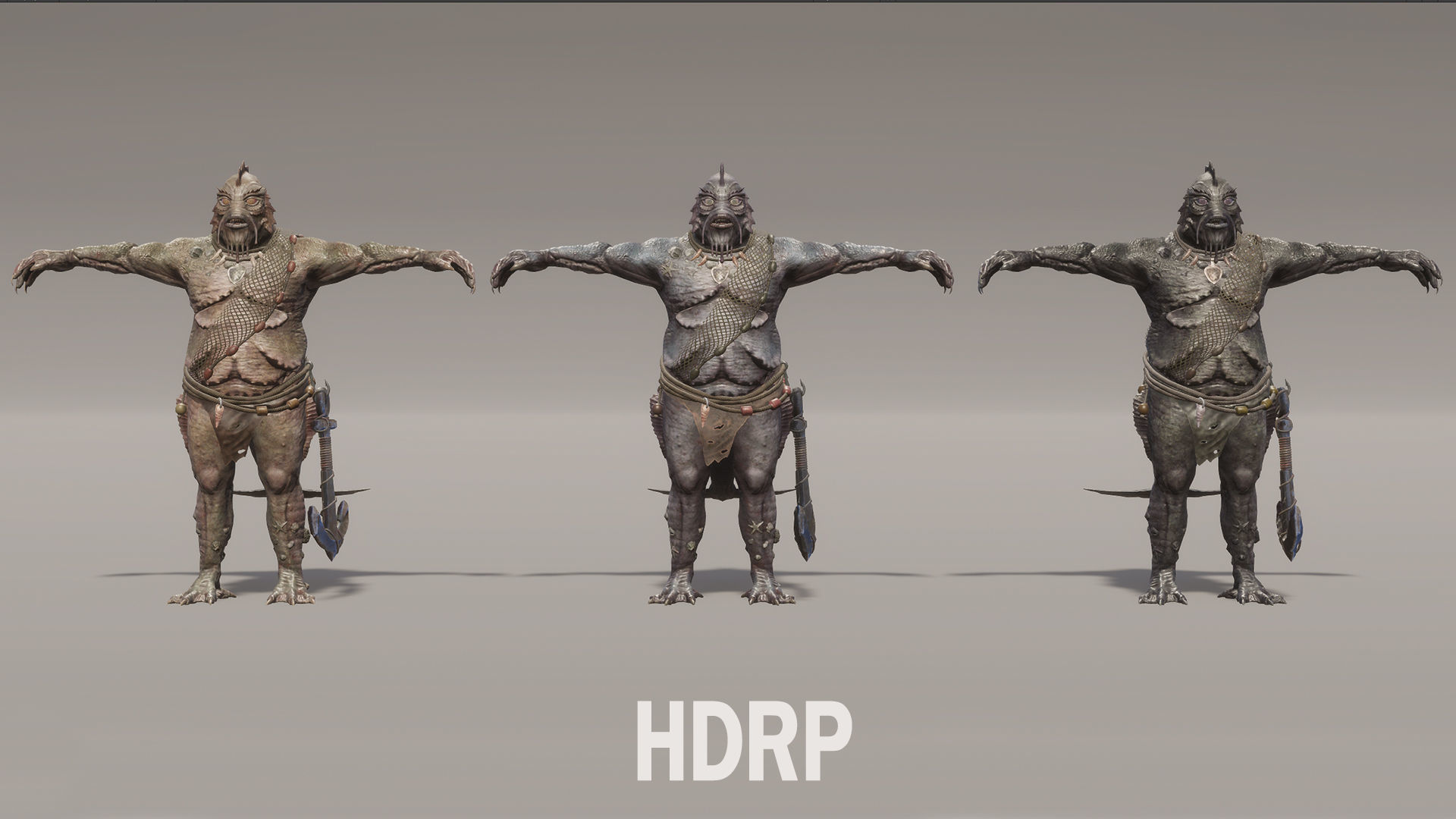 SeaMonster Low-poly 3D model_29