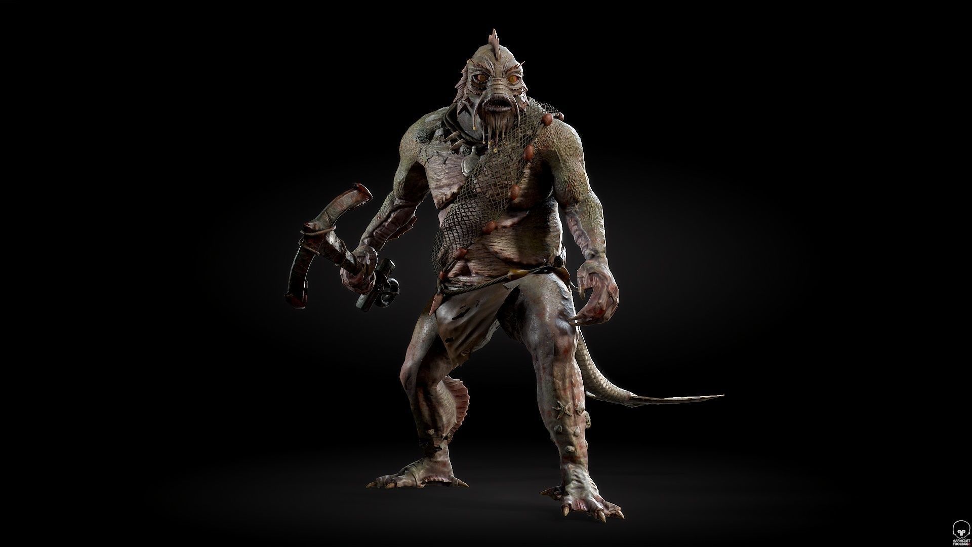 SeaMonster Low-poly 3D model_22