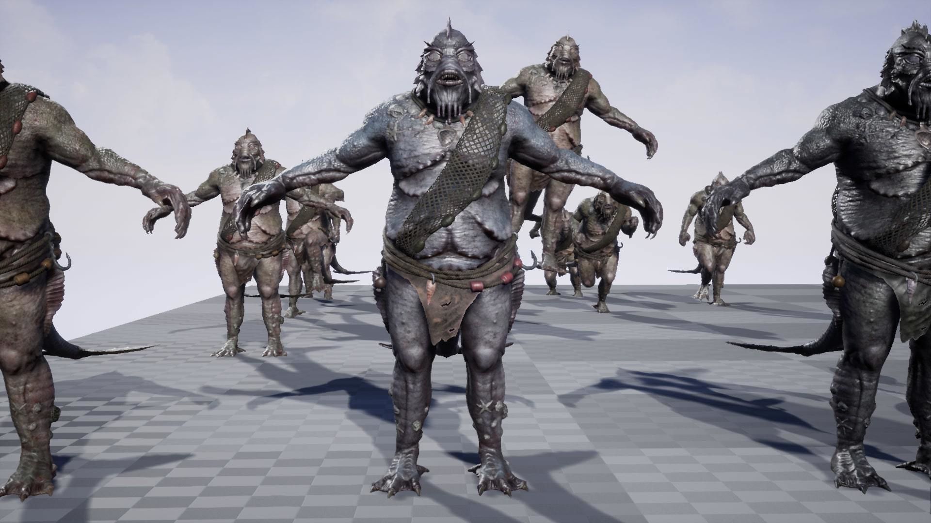 SeaMonster Low-poly 3D model_27