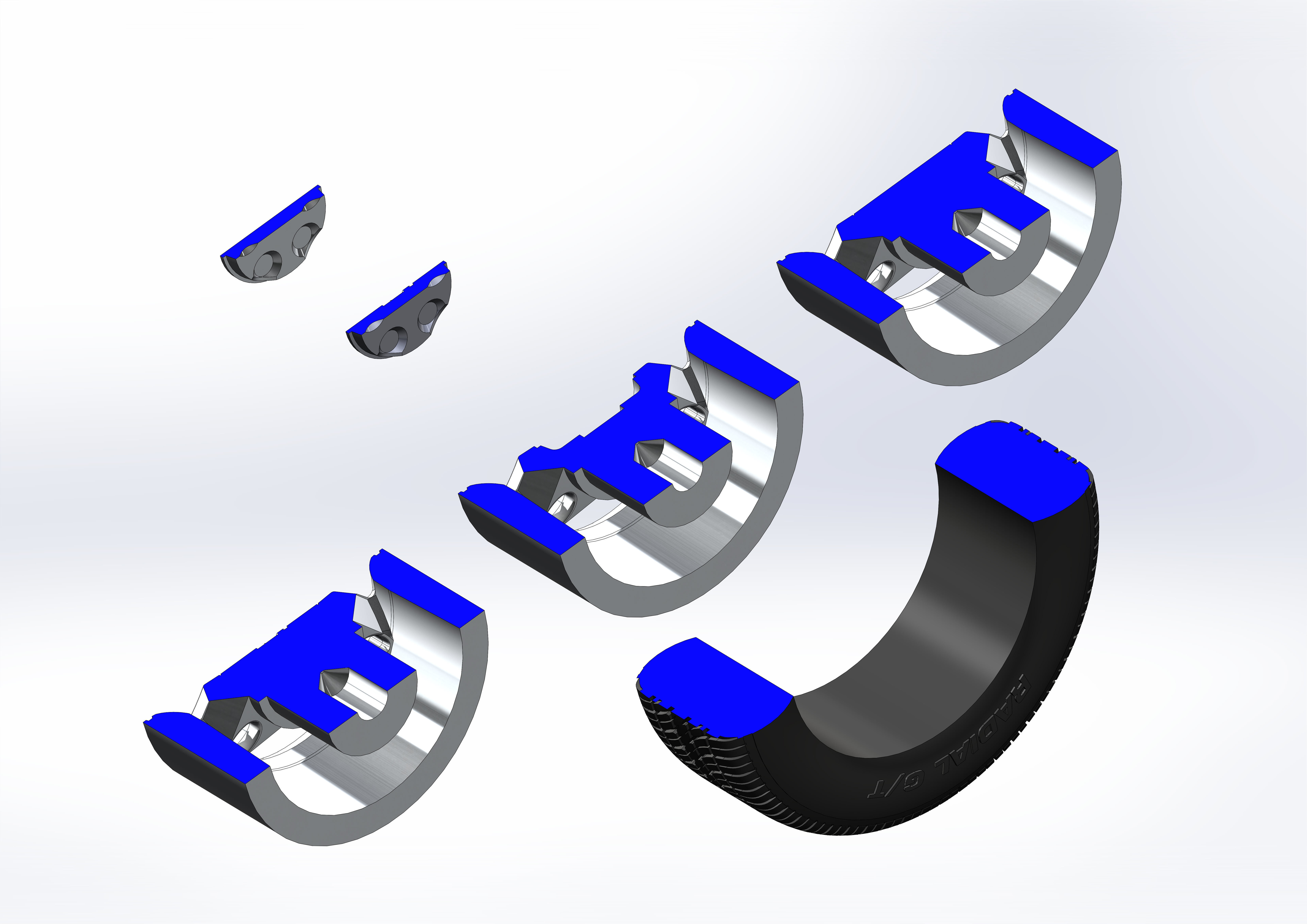 Wheels for scale model Mk4 3D print model_6