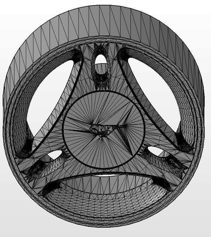 Wheels for scale model Mk4 3D print model_10