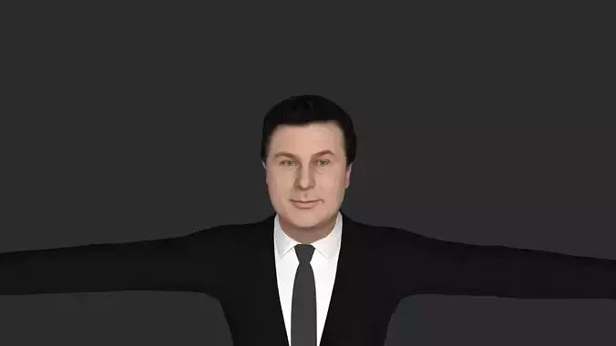 Alec Baldwin Hyper Realistic Full Body Rigged Character