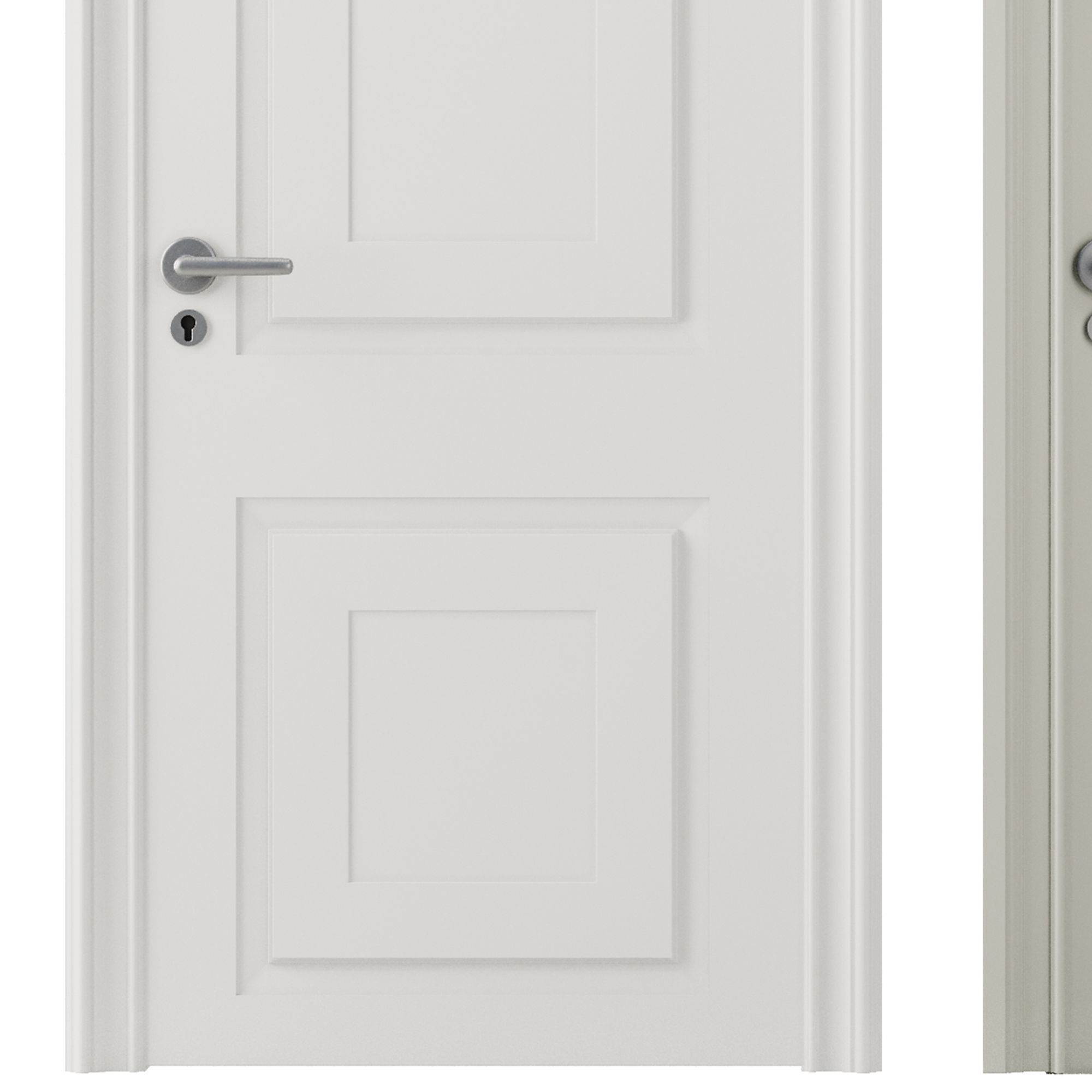 interior door set2 3D model_1