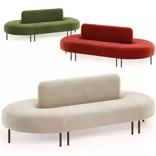Sofa VARIETY double sided oval