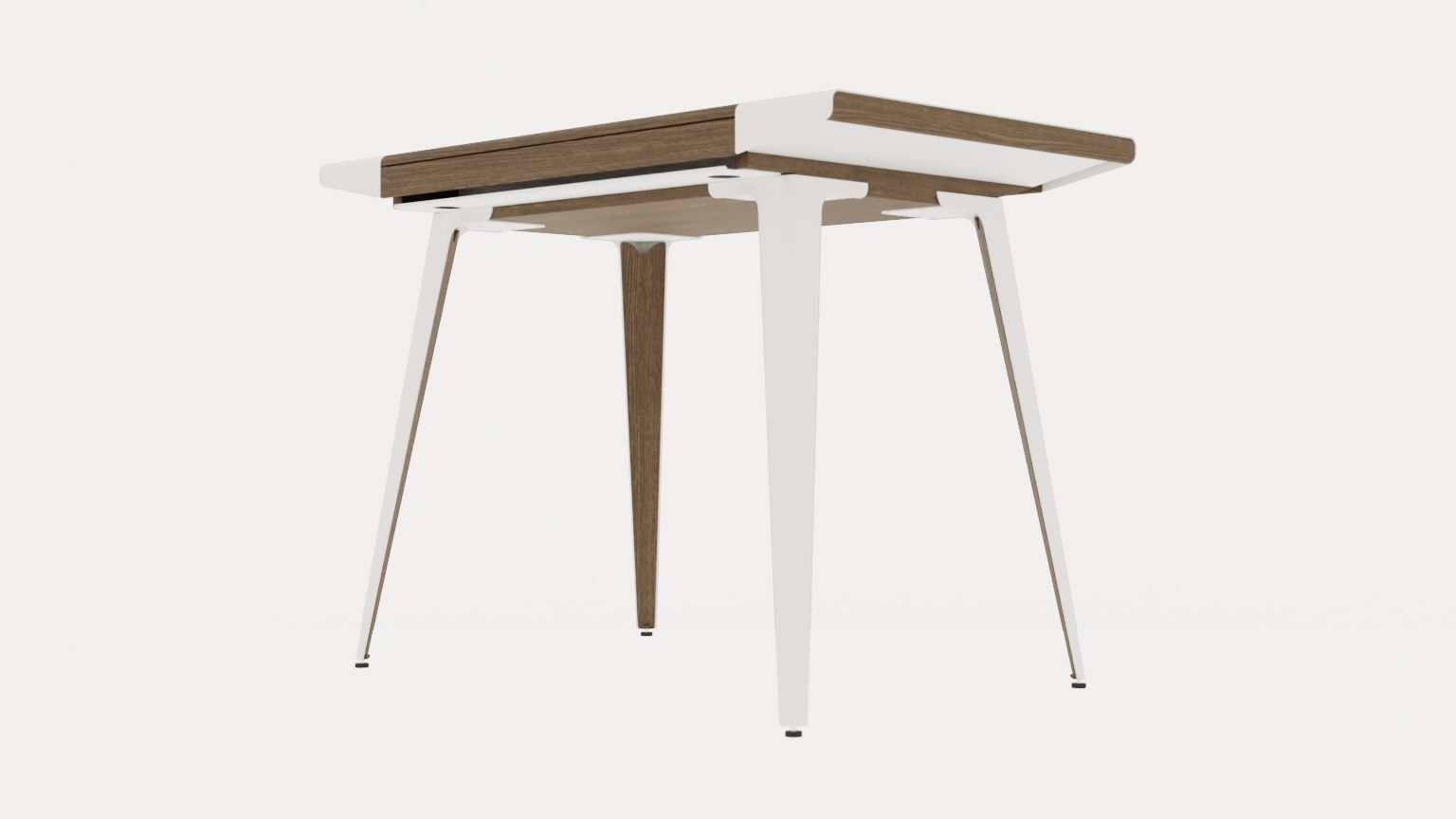 Ambitions Dark Oak Table Low-poly 3D model_3
