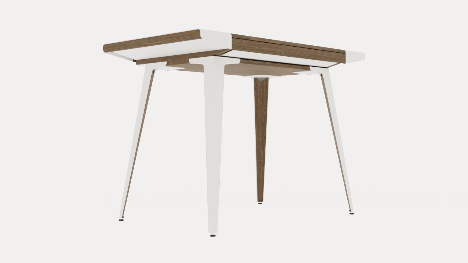 Ambitions Dark Oak Table Low-poly 3D model_1