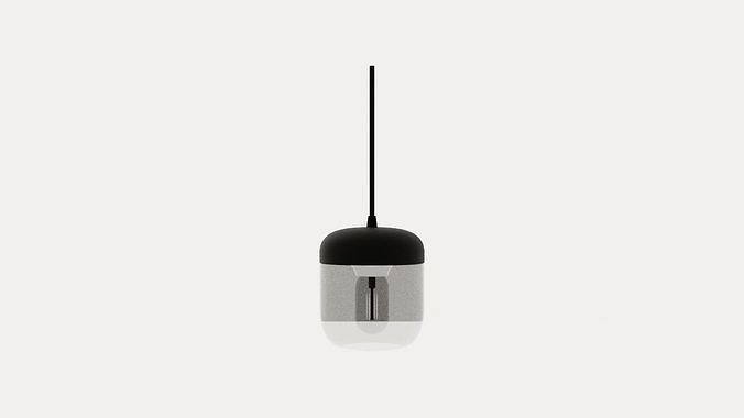 Acorn Lamp Low-poly 3D model