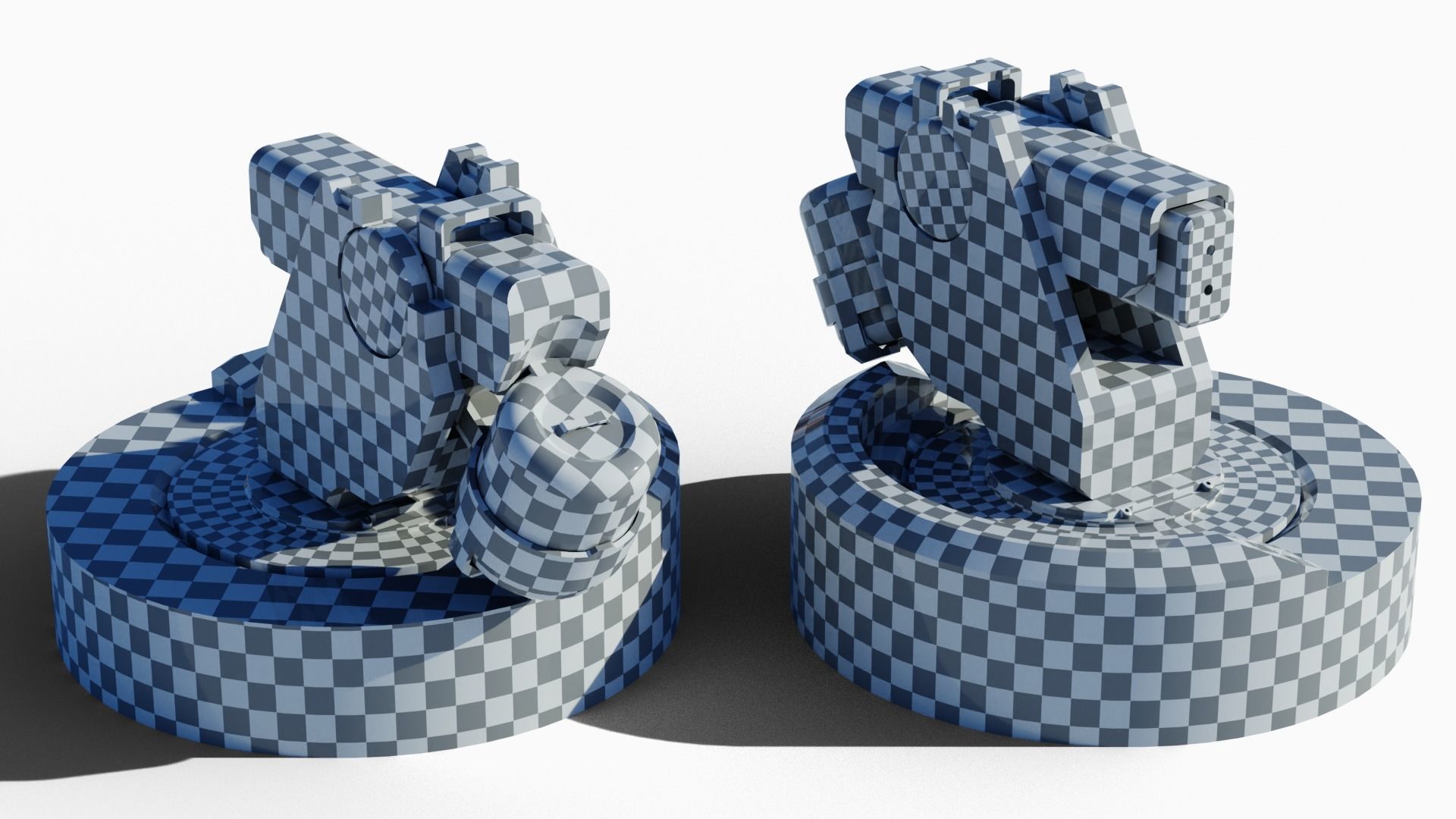 Turret Low-poly 3D model_17