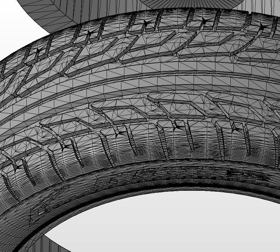 Wheels for scale model of Mk4 1995 3D print model_20