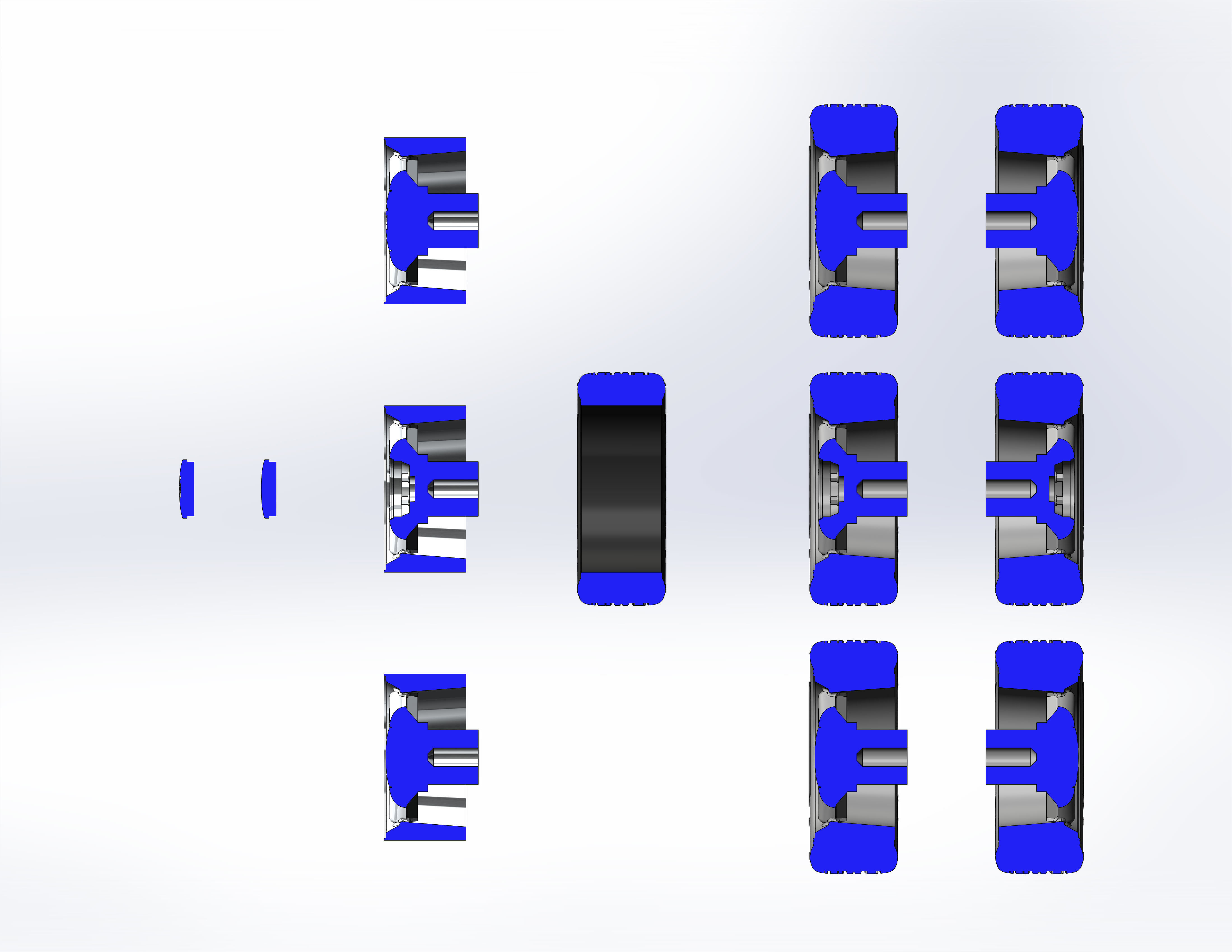 Wheels for scale model of Mk4 1995 3D print model_13