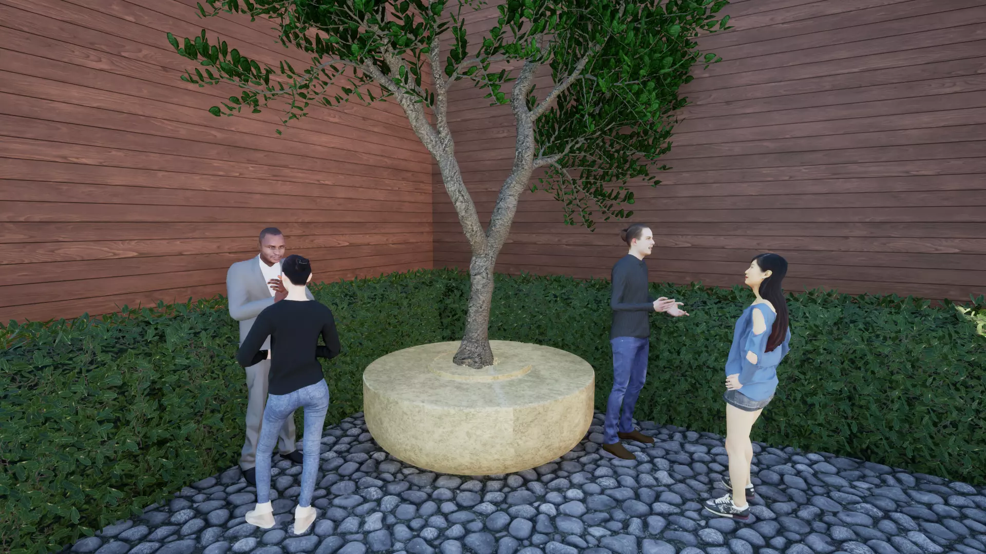 Large Bench Planter Free 3D print model