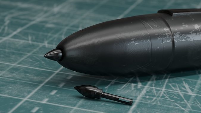 Huion Digital Pen 1060 Plus Low-poly 3D model