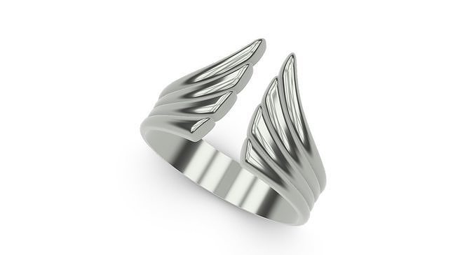 Wings Ring 3D print model