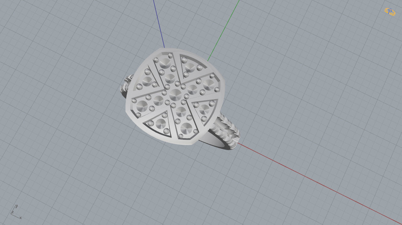 Engagement Ring 3D print model_6