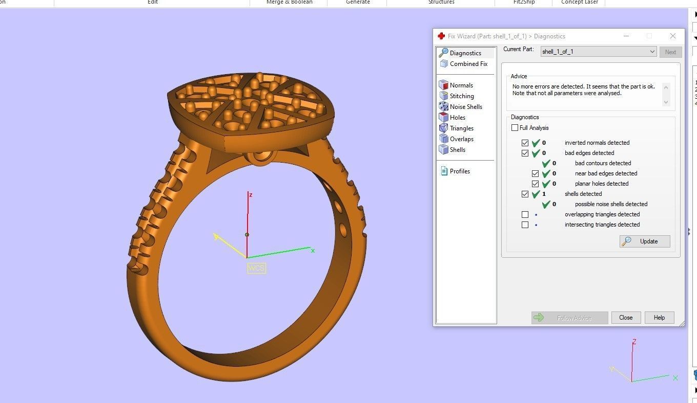 Engagement Ring 3D print model_4
