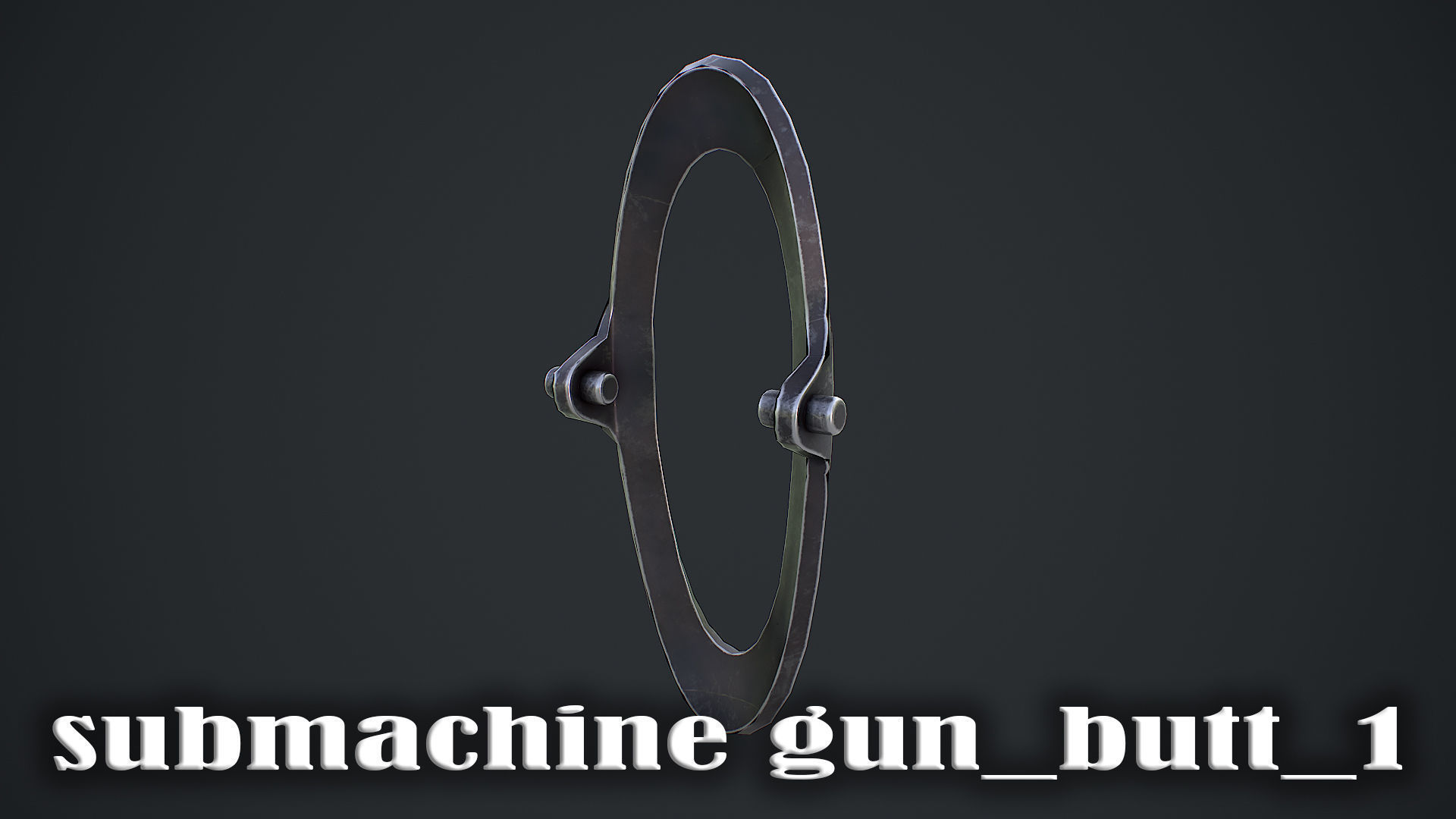 Submachine gun MP 38 40 3d model Low-poly 3D model_14