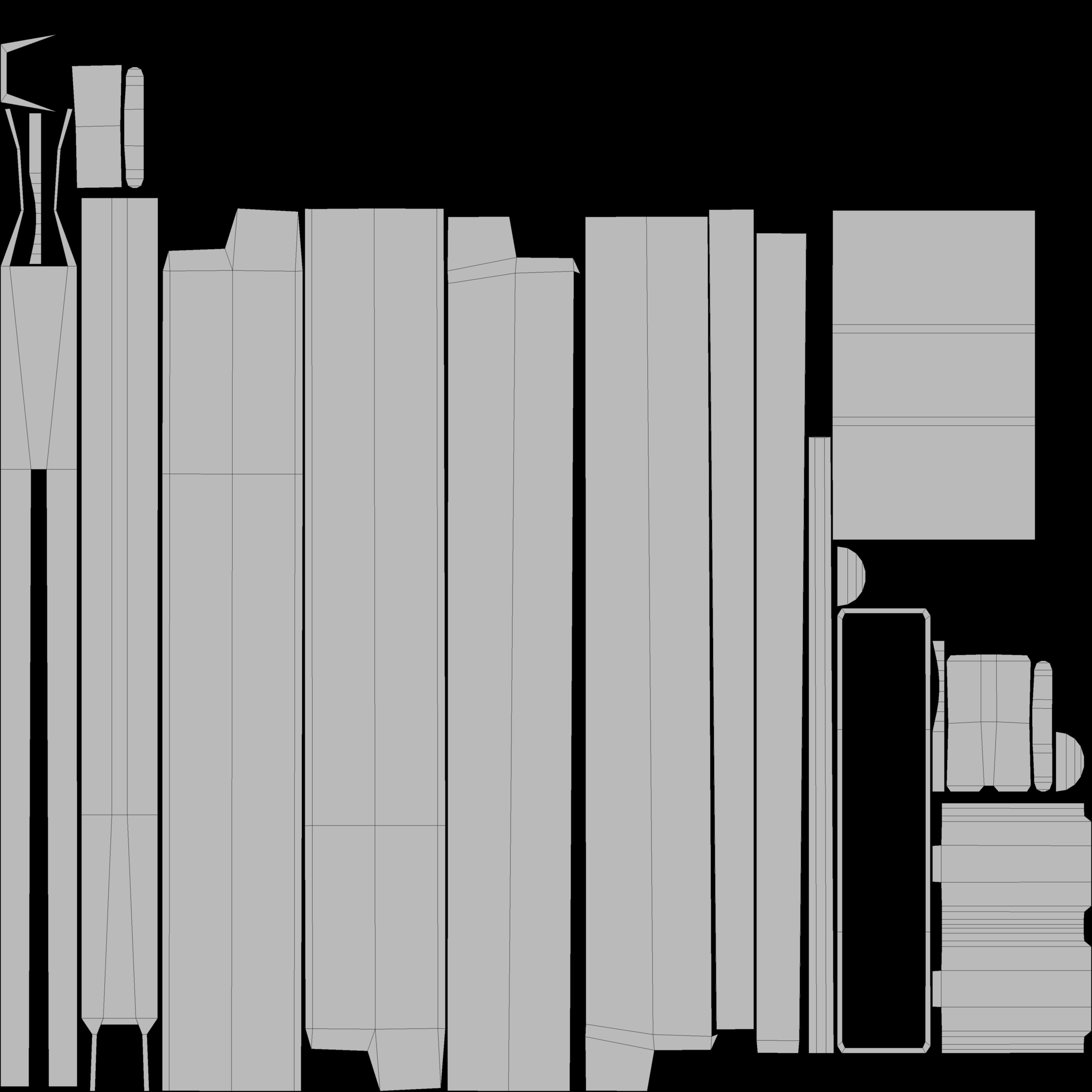 Submachine gun MP 38 40 3d model Low-poly 3D model_17