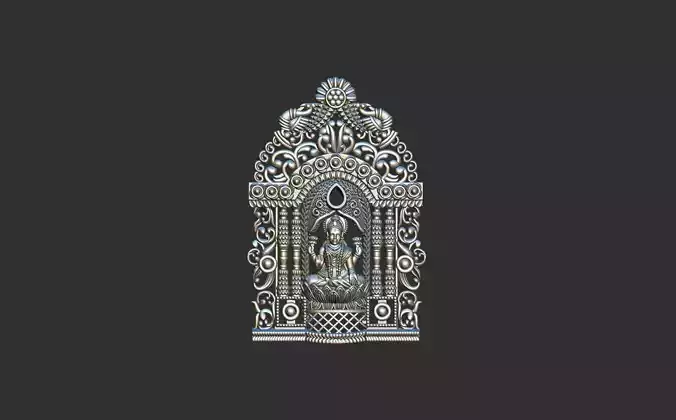 Laxmi Mata ka Pendent 3D print model