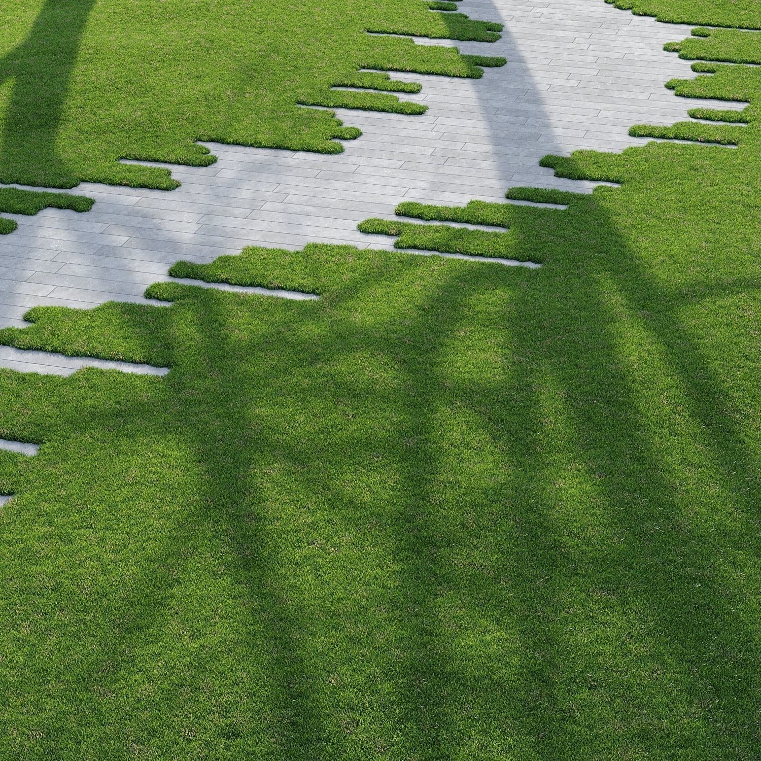 garden pathway 1 3D model_3