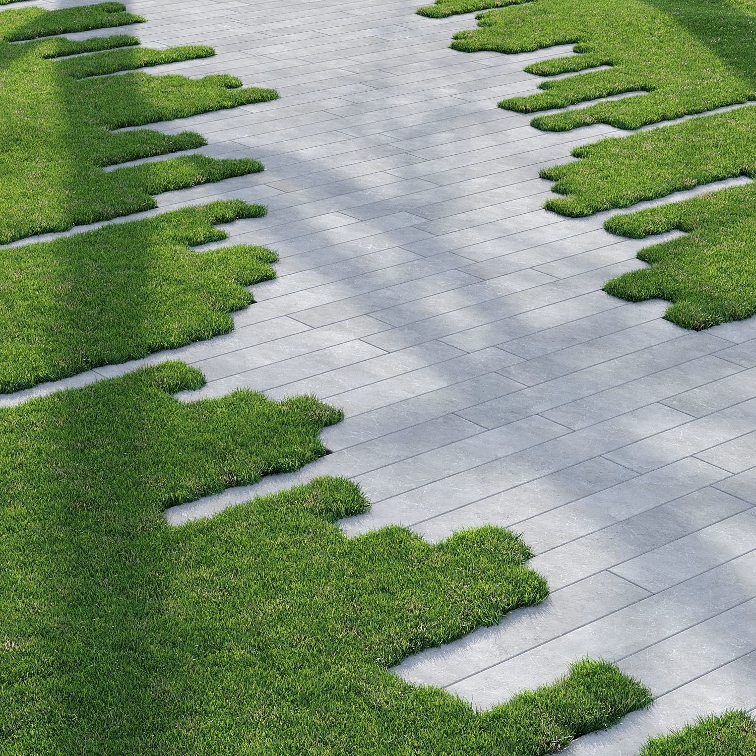 garden pathway 1 3D model_2