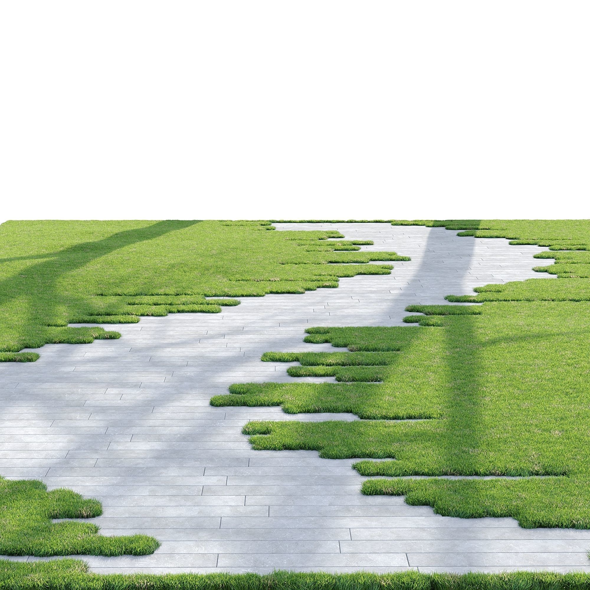 garden pathway 1 3D model_5