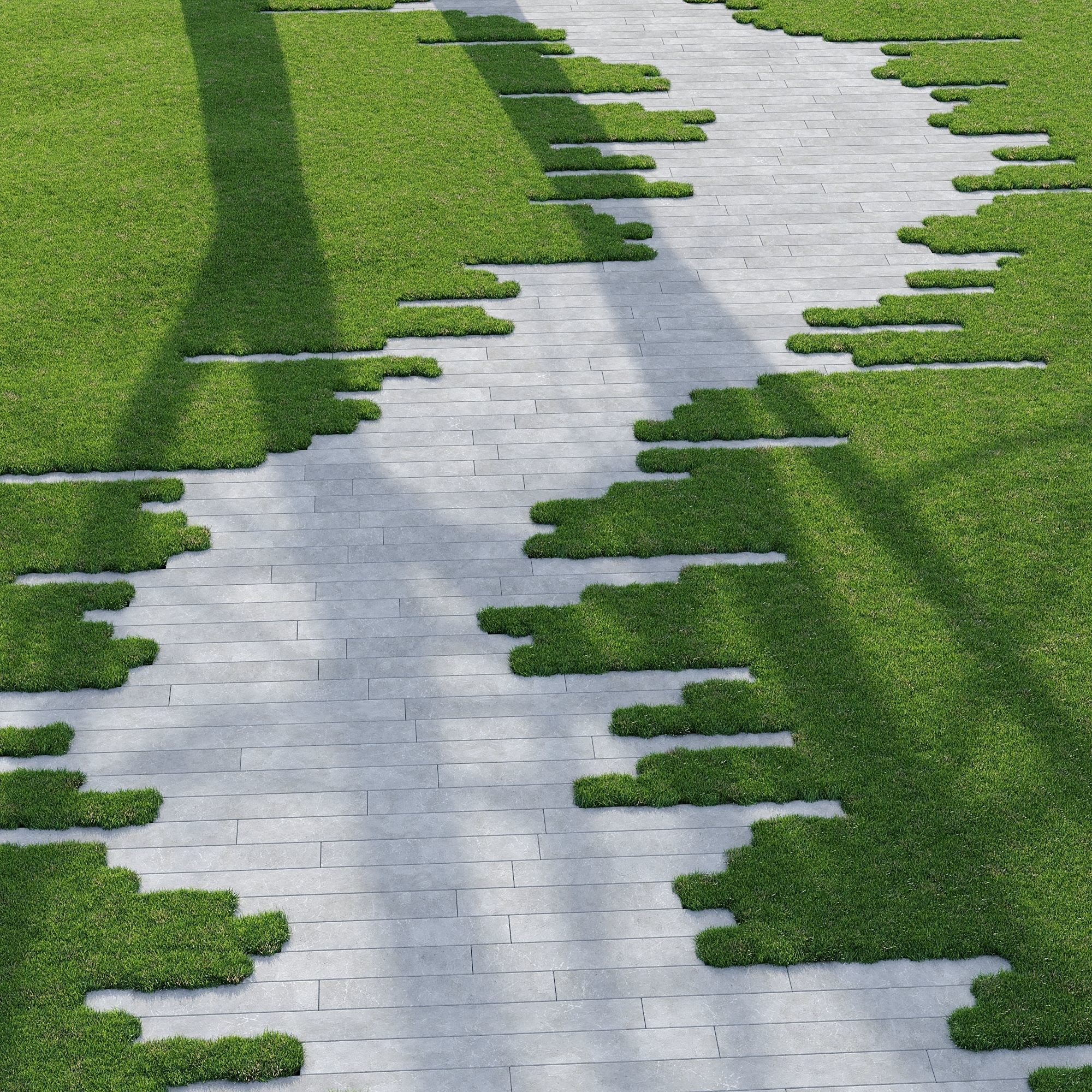 garden pathway 1 3D model_1