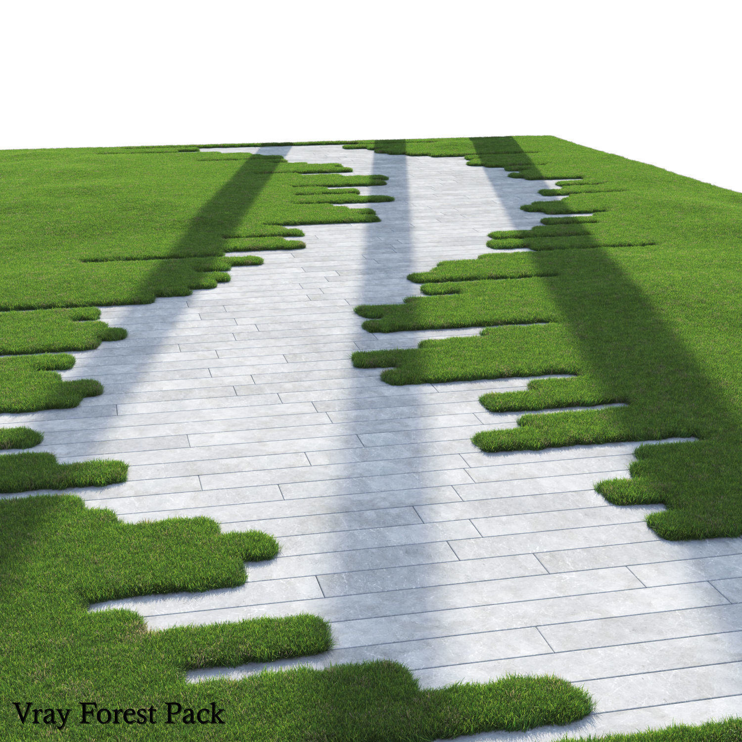 garden pathway 1 3D model_6