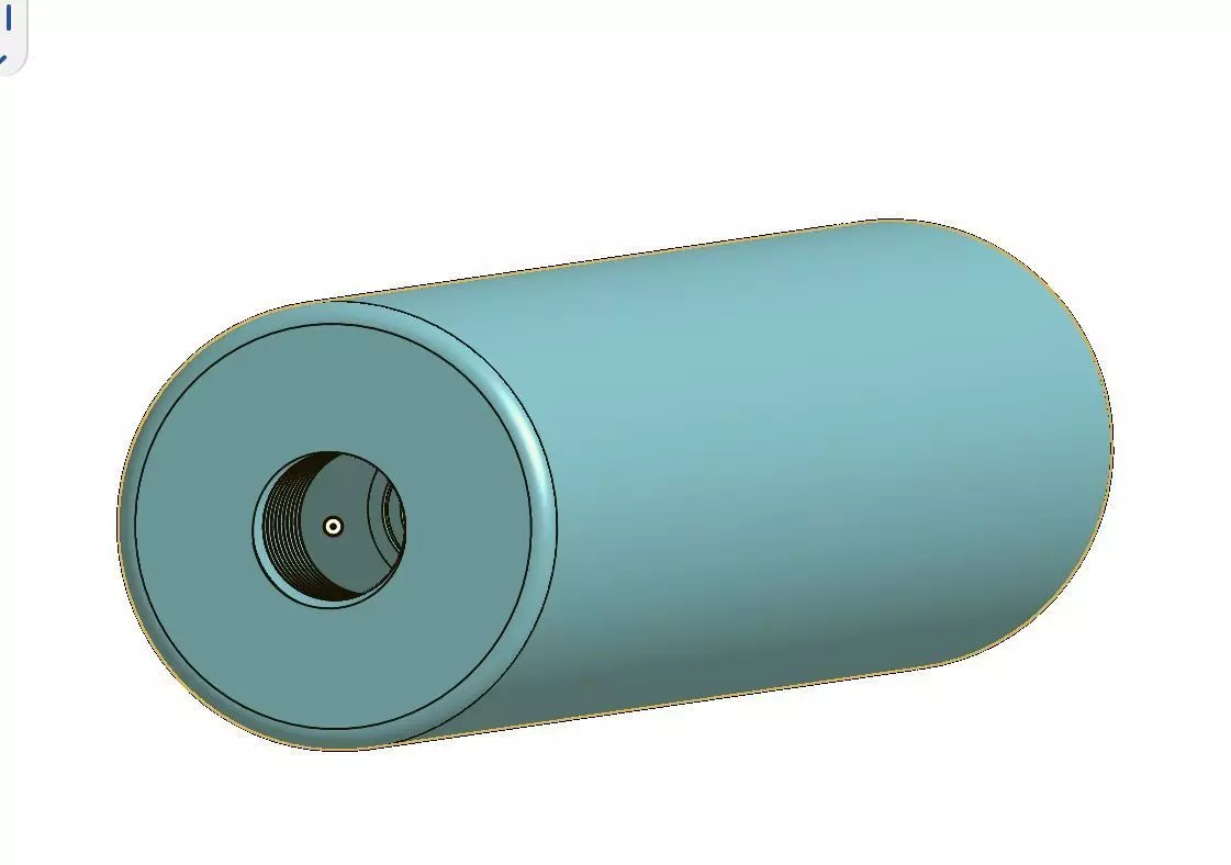 Airgun Silencer 3D print model