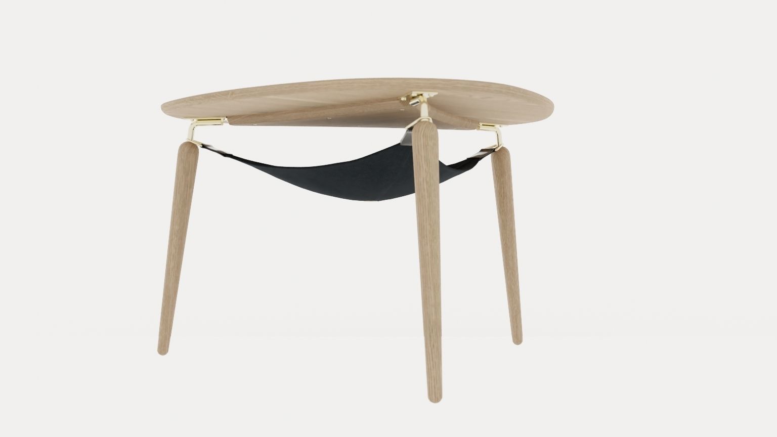 Hang Out Table Low-poly 3D model_3