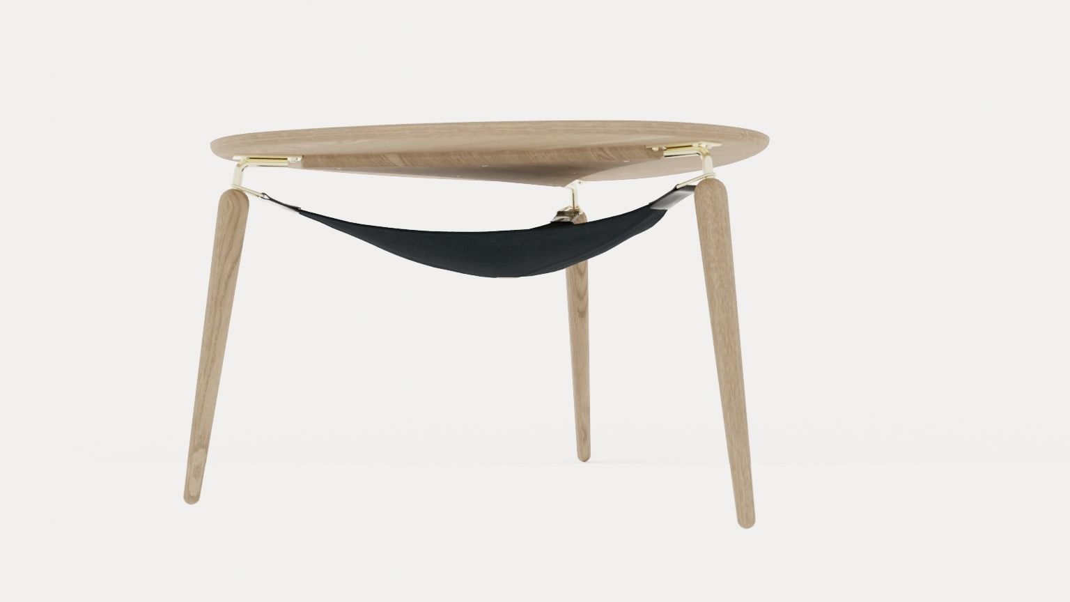 Hang Out Table Low-poly 3D model_1